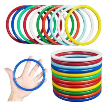 Imagem de Brinquedo Argola Plástica Grande 12 Cm 6 UNIDADES - PET 2 W