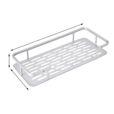 Imagem de Prateleira de Aluminio Adesiva 13cmx29,5cm Dt6980 - Cosy