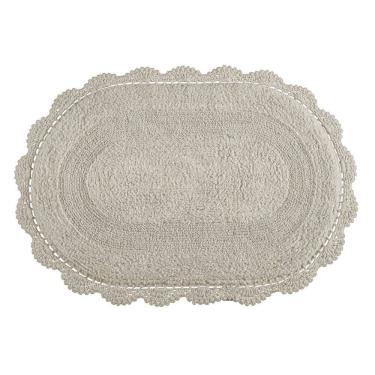 Imagem de Tapete Crochê Dupla Face Oval 60x90cm - Kacyumara - Fend Chip