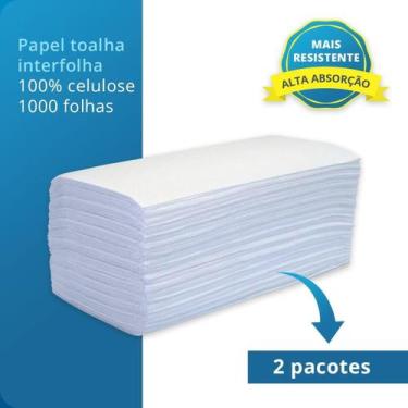 Imagem de Papel Toalha Interfolha Branquinho 100% 2000 - Natura