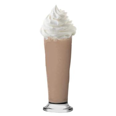 Imagem de Vikko Copos de milkshake | Copos de vidro para smoothies, sudas, sorvete, refrigerante e cerveja de raiz – Copos finos de parfait seguros para lava-louças – Conjunto de copos transparentes para shake – Ótima ideia de presente (6, 178 g)