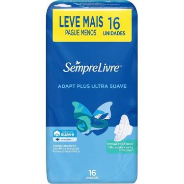 Imagem de Kit c/ 3 Sempre Livre Absorvente Externo Plus Suave 16un