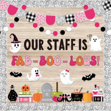 Imagem de Conjunto de decoração de quadro de avisos Jarthena AMCS Halloween 97 u