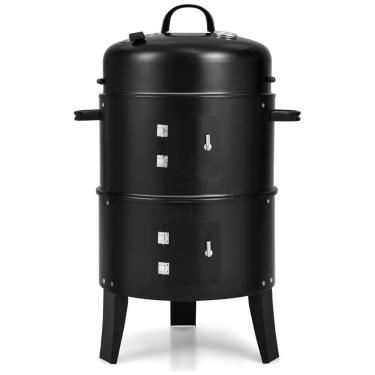 Imagem de G644 Churrasqueira à Carvão rtátil e Compacto serve até 4 Pessoas, GIANTEX G644 PO, Preto