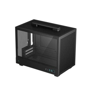 Imagem de Gabinete Gamer Deepcool Ch160 Vidro Temperado Mini Itx Preto