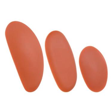 Imagem de Generic 3 peças de costelas de cerâmica, conjunto de ferramentas de escultura de cerâmica de argila de borracha de silicone macio para acabamento, modelagem e suavização, remoção de marcas de dedo