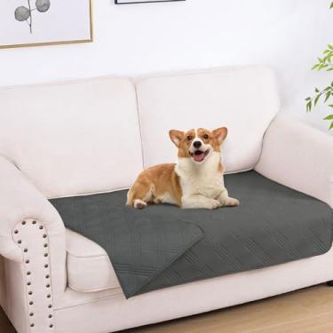 Imagem de hyha Cobertor impermeável para cães, cobertor reversível para cama de animal de estimação, capa de sofá macia para cães, lavável, à prova d'água, capas para sofá e filhotes e gatos, protetor de móveis