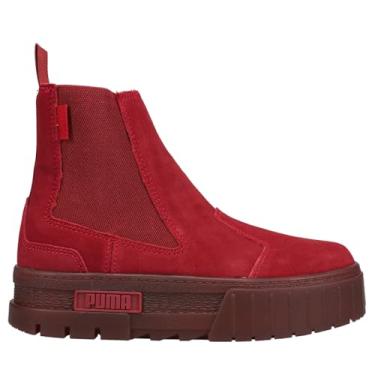 Imagem de PUMA Womens Mayze Chelsea Curtain Call Red Chelsea Boots Boots 6.5