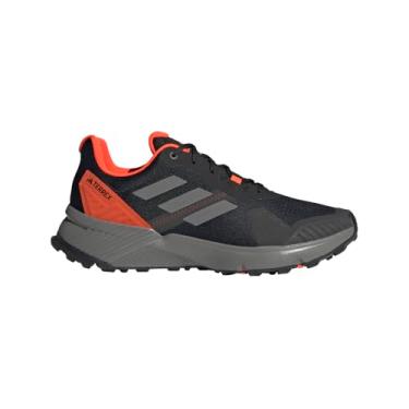 Imagem de adidas Tênis de corrida masculino Terrex Soulstride Trail, Preto/cinza/vermelho solar, 37