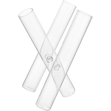 Imagem de Vaso Decorativo Casa Planta Tubos Borossilicato 12x21x13cm Branco