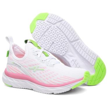 Imagem de Tênis Feminino Academia Advanced Elite Leve e Respirável (Branco, BR, Adulto, Numérico, 38)