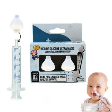 Imagem de Bico Silicone Para Seringa Modelo Slip Lavagem Nasal c/2un - Sea Salt