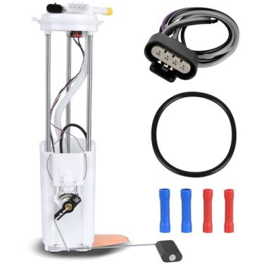 Imagem de HYR Conjunto de bomba de combustível adequado para caminhonete Chevy GMC 1997 1998 1999 2000, substituição # 19177242 E3947M (com 2 conectores elétricos) FP74757M TOPSCOPE