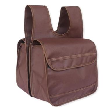 Imagem de Alforge para Moto, Alforge Universal para Motocicletas Impermeável Fácil Uso(Marrom)