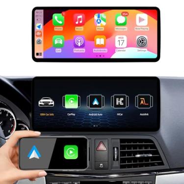 Imagem de Tela sensível ao toque ultra estreita de 12,3 polegadas para Mercedes Benz E Class C207 W207 Carplay Android Auto Radio 2013-2014 estéreo veicular multimídia DSP Bluetooth (sistema Linux 4.5)
