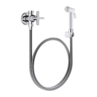 Imagem de Ducha Higiênica Docol Nova Invicta 1523706 Com Registro E Derivação Branca