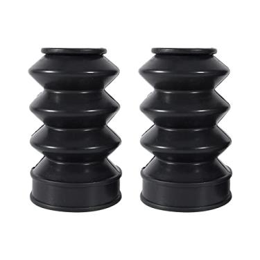 Imagem de Capa de Borracha para Garfo, 39mm, Botas Xl883 Sportster 1200, Ventilação Inferior, Borracha Preta, Garfo Dianteiro, Polainas de Choque