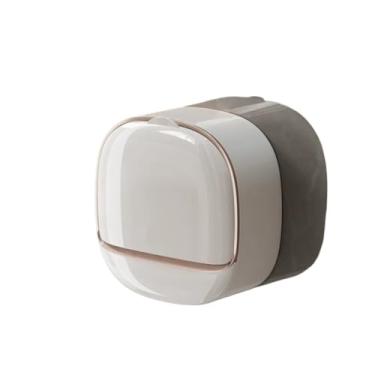 Imagem de Suporte para Sabonete que Mantém o Sabonete Seco, Saboneteira de Parede com Drenagem Eficiente(Off White-Unico Y888-1536)