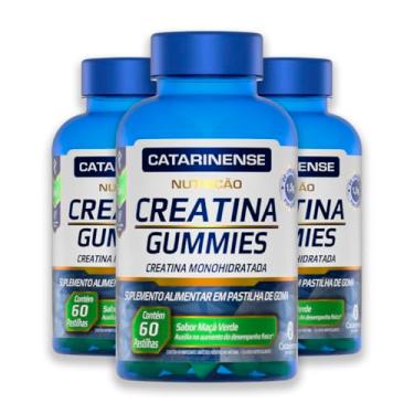 Imagem de Kit 3 Creatina Gummies Monohidratada Catarinense 60 Gomas