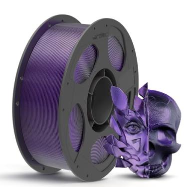 Imagem de ANYCUBIC filamento pla de seda de duas cores, coextrusão cromada 2 em 1, mudança de cor, filamento de impressora 3d, precisão dimensional de 1,75 mm +/- 0,02 mm, textura de seda, carretel de