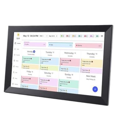 Imagem de Jiawu Gráfico de Tarefas de Calendário Digital de 15,6 Polegadas Com Tela Sensível Ao Toque, Display Interativo Full HD, Planejador Familiar Montável Em Parede e Mesa (US)