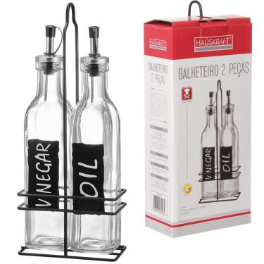 Imagem de Galheteiro Vidro 250ml Oil Vinegar 2 Peças Hauskraft