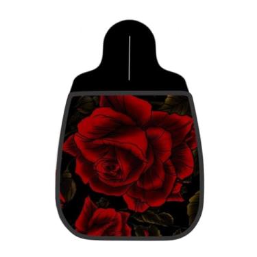 Imagem de Lixeira De Carro Organizador Lixinhocar Rosa Vermelha Grande Escura