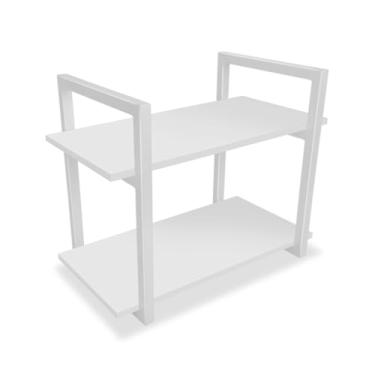 Imagem de Prateleira Milazzo Design Industrial 25cm Branco e Branco