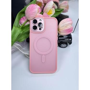 Imagem de Capa compatível com Samsung 23 FE, [proteção total da câmera] [compatível com Magsafe], capa protetora para celular à prova de choque de corpo inteiro compatível com Galaxy S23 FE, rosa