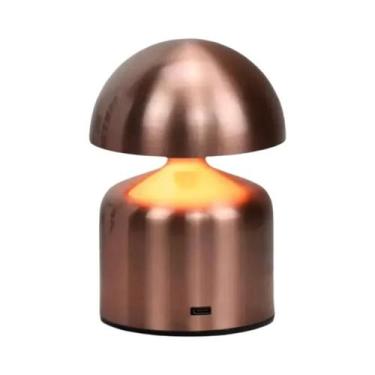 Imagem de Luminária De Mesa LED Recarregável USB Com Toque Para Dimming, 3 Cores