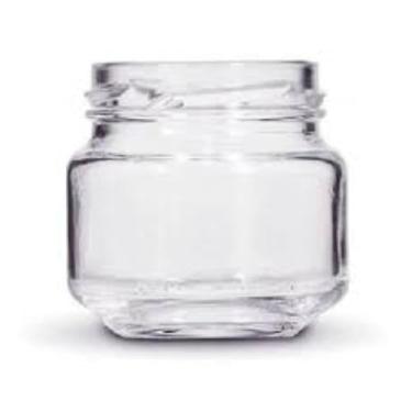 Imagem de Kit 10 unidades - Pote de vidro Redondo 120ml - Sem as Tampas