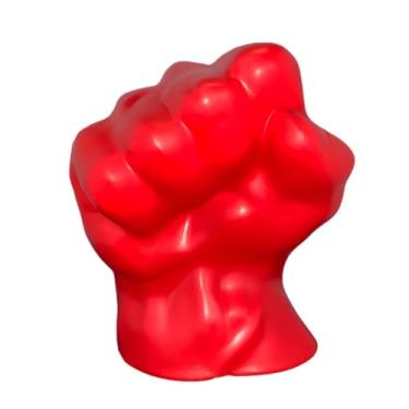 Imagem de Luminária 3D Mão Vermelha Punho Estilo Geek