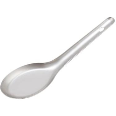 Imagem de Horin Titanium Taiwan Astragalus Colher Sopa Arroz Curry Arroz Frito Leve Feito no Japão Tsubame Sanjo