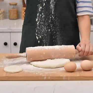 Imagem de 1 rolo de massa para uso doméstico, não pó, bolinho de massa, macarrão, utensílios de pastelaria, 20 x 2,8 cm