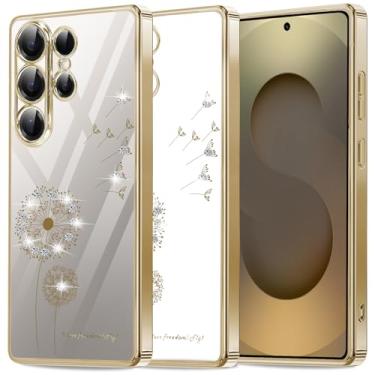 Imagem de Layeri Capa para Samsung Galaxy S25 Ultra [antiamarelamento] Capa protetora macia à prova de choque com revestimento de silicone transparente, protetor de lente de câmera, fina, antiderrapante, capa