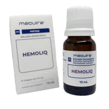 Imagem de Hemostático Estanca Sangue Odonto Podologia Solução 10ml Hemoliq Maqui