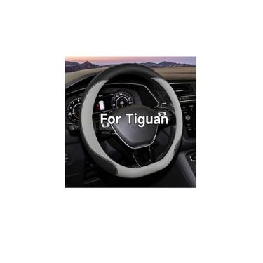 Imagem de OHHMNKK Capa de volante de couro para VW