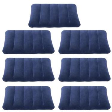 Imagem de Travesseiro inflável colchão bestway para camping acampamento 42x26x10