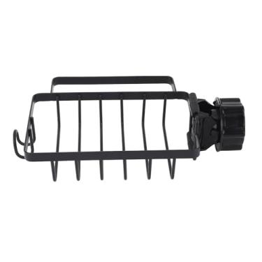 Imagem de Dioche Organizador de Torneira de Pia de Cozinha Rack de Drenagem Multifuncional de Aço Carbono para Tubos de água Redondos de 2,2 a,5 Cm Design Durável à Prova de Ferrugem que