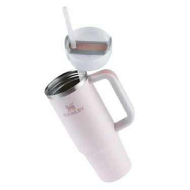 Imagem de Copo termico quencher rosa 1,18 ml stanley rosê quartz