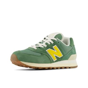 Imagem de New Balance Tênis feminino 574 V2 Sea Salt, Verde/Gengibre, Limão/Sal Marinho, 9