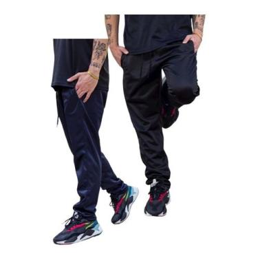 Imagem de Kit 2 Calças Masc Esportiva Inverno 2 Bolsos Lateral 075 Pr - J94, 1 p