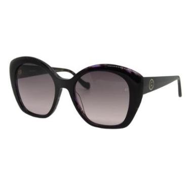 Imagem de Óculos Solar Ana Hickmann Mari 4 R01 Brilho Demi Lente Degradê-Feminino