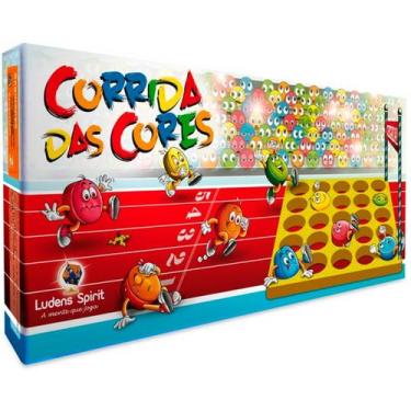 Imagem de Corrida Das Cores Jogo De Tabuleiro Infantil Ludens - Ludens Spirit