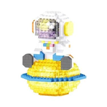 Imagem de Minifigura De Astronauta LED Em Blocos De Montar Micro Mini, Presente 