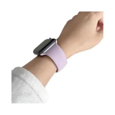 Imagem de Pulseiras De Silicone Para Apple Watch Series 9 8 7 SE Ultra 2 40mm 41