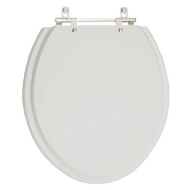 Imagem de Assento Sanitario Poliester Cinza Claro Para Vaso Logasa