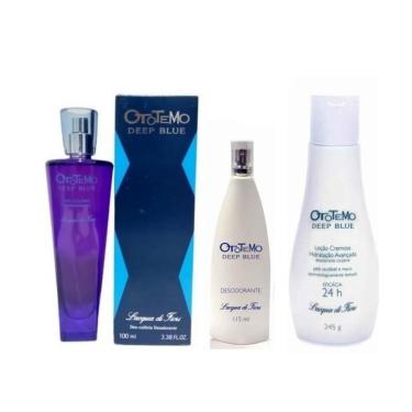 Imagem de Kit Colônia+Hidrat+Desodor Ototemo Deep Blue Lacqua di Fiori