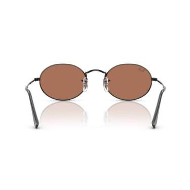 Imagem de Óculos de Sol Unissex Ray Ban Oval Flat Lenses RB3547N-002/40 51, Únic