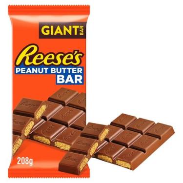 Imagem de Barra de Chocolate Peanut Butter Manteiga de Amendoim Reeses Chocolate